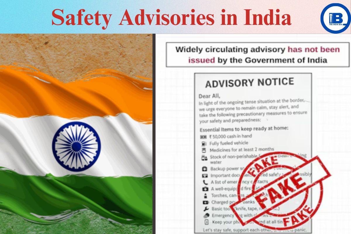 Stay Informed, Stay Safe: Understanding Real Safety Advisories in India 1 Safety Advisories in India 1 1